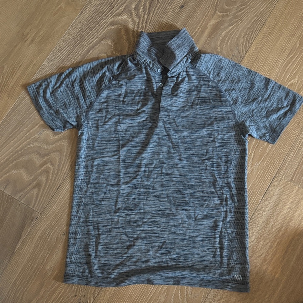 Stylish Men's Polo Shirt in Charcoal Gray